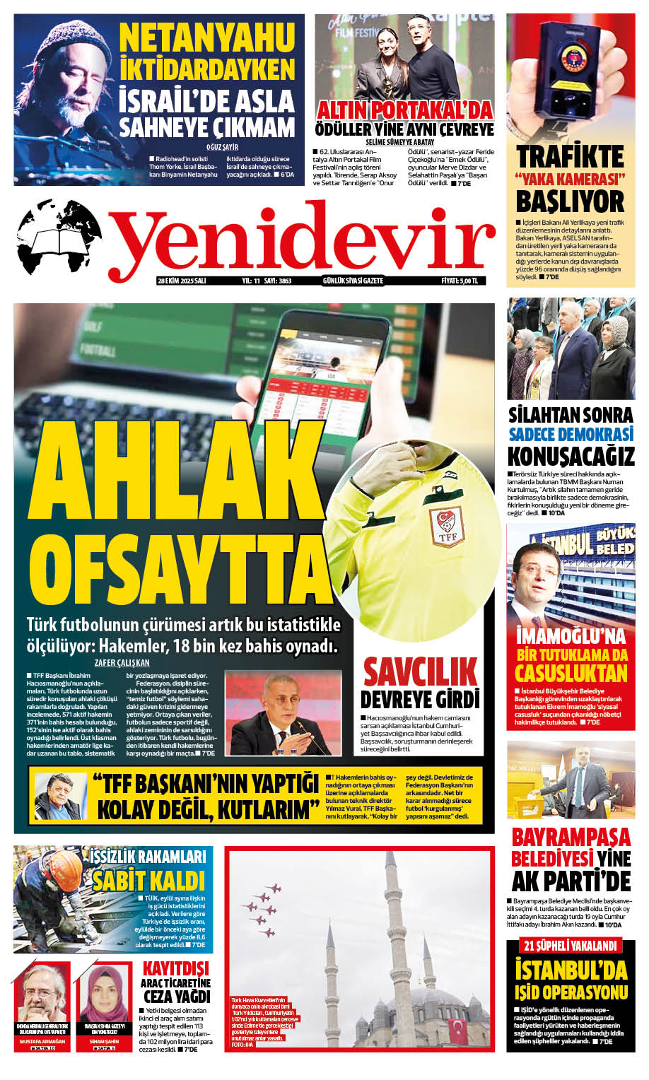 https://www.yenidevirgazetesi.com/28 EKİM 2025 SALI
