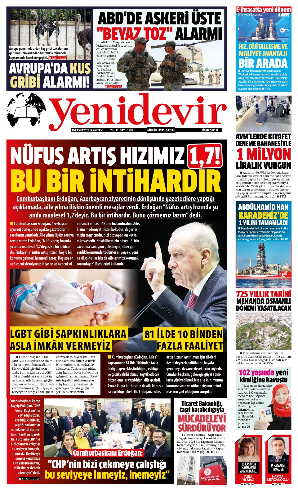 https://www.yenidevirgazetesi.com/10 KASIM 2025 PAZARTESİ