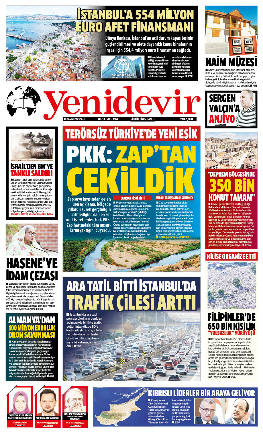 https://www.yenidevirgazetesi.com/18 KASIM 2025 SALI
