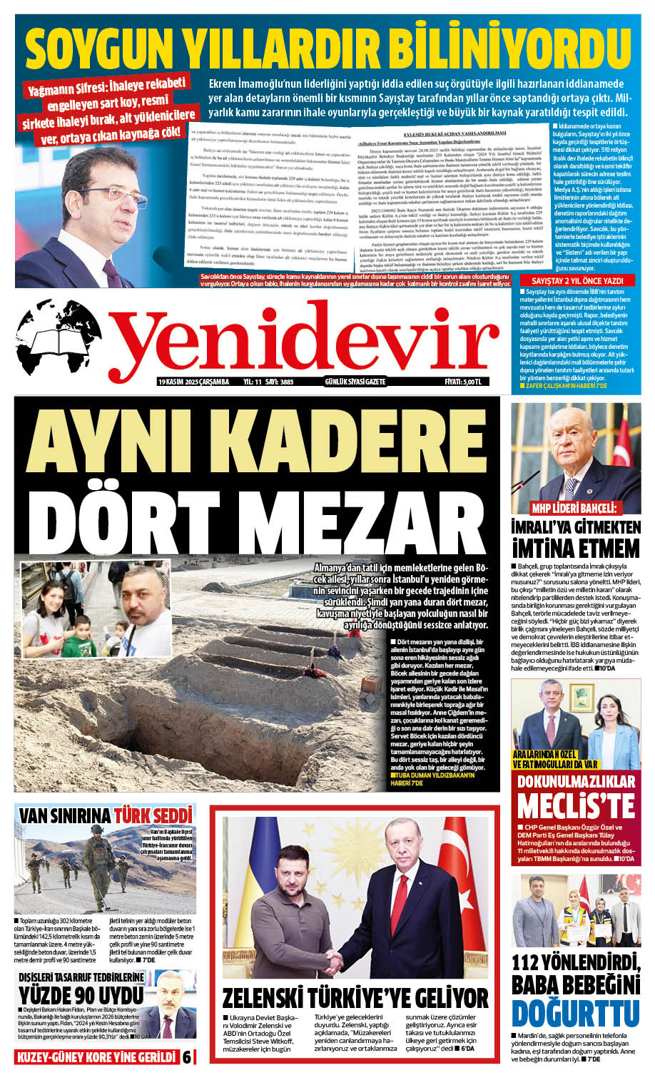 https://www.yenidevirgazetesi.com/19 KASIM 2025 ÇARŞAMBA