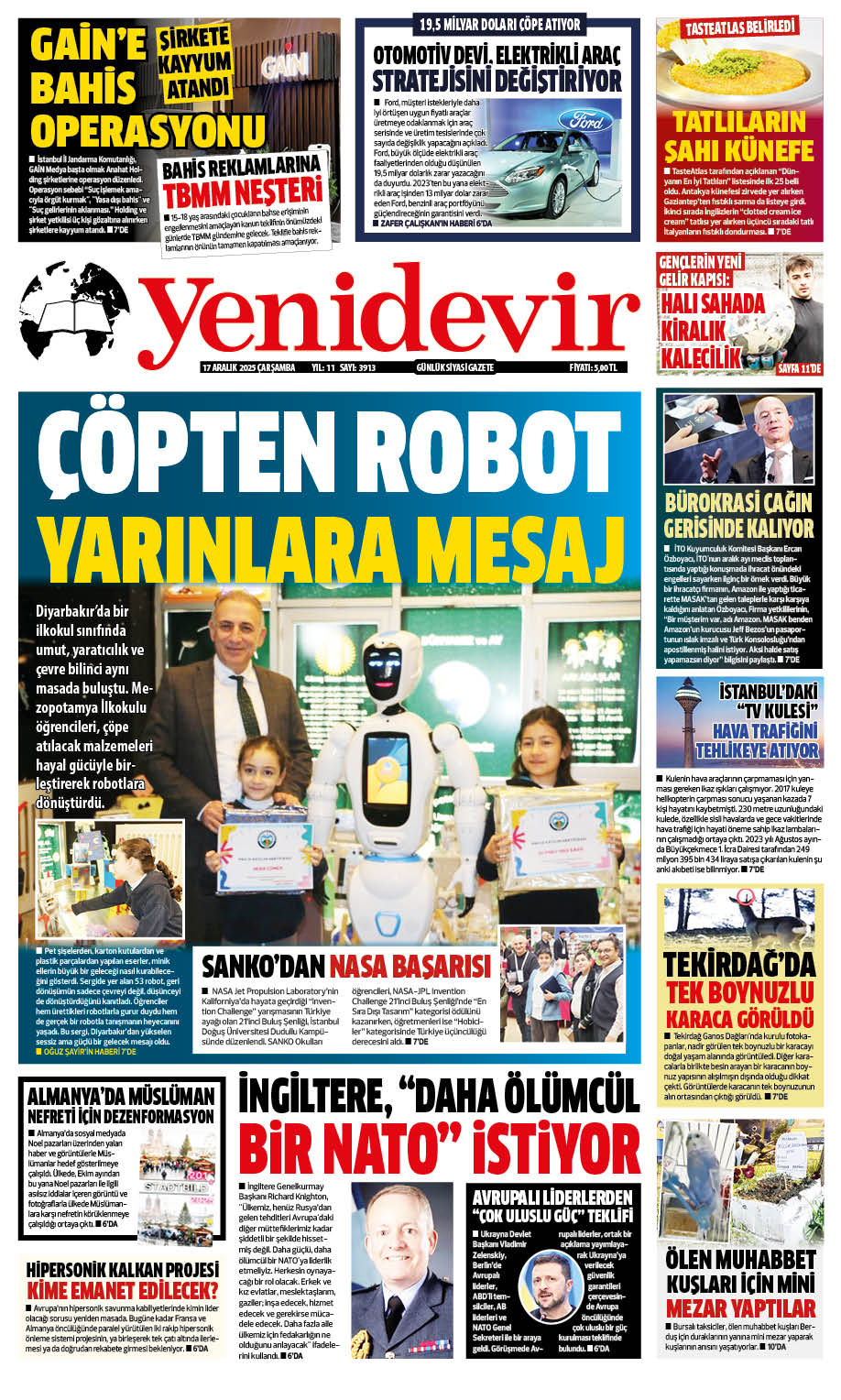 https://www.yenidevirgazetesi.com/17 ARALIK 2025 ÇARŞAMBA