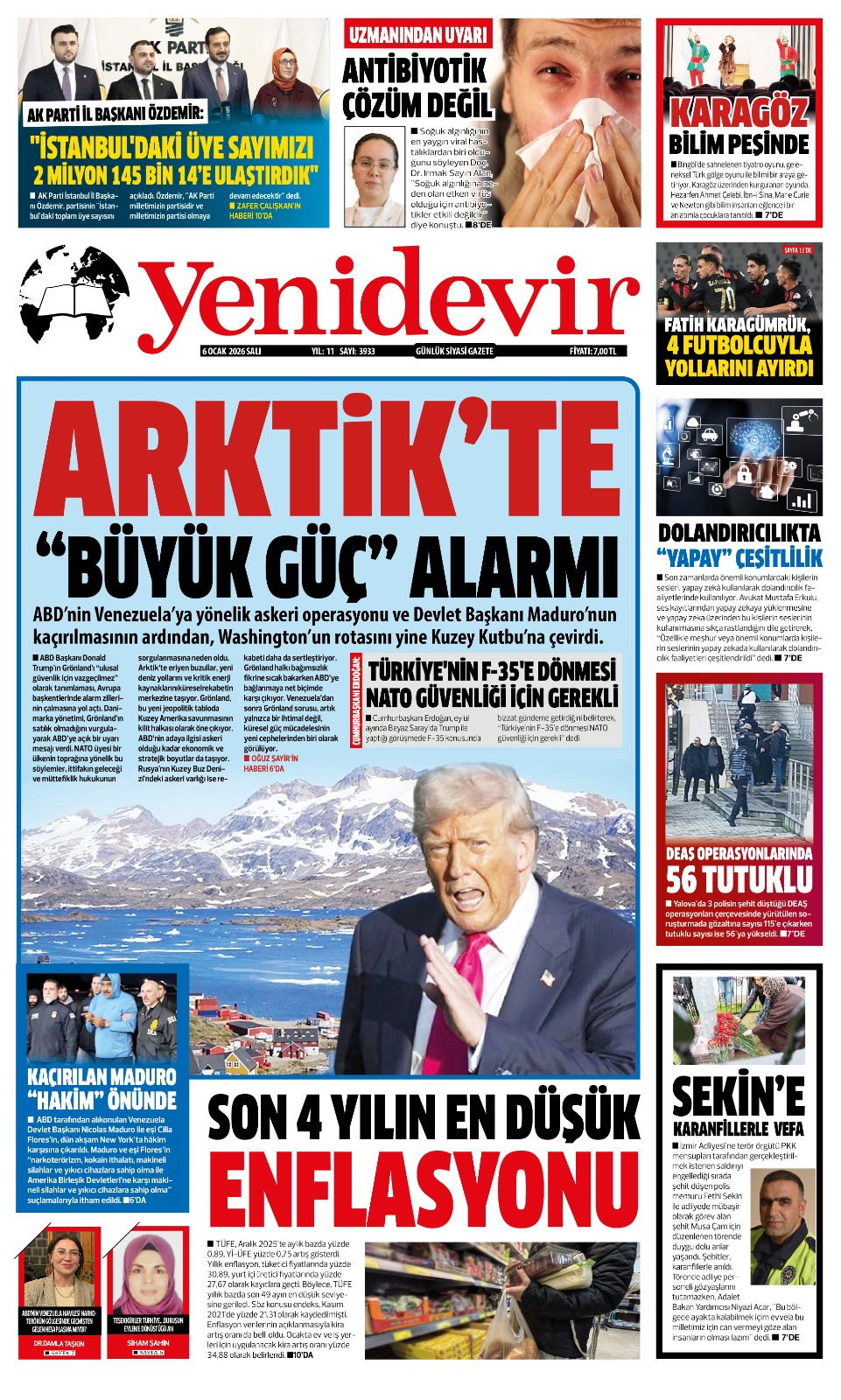 https://www.yenidevirgazetesi.com/6 OCAK 2026 SALI