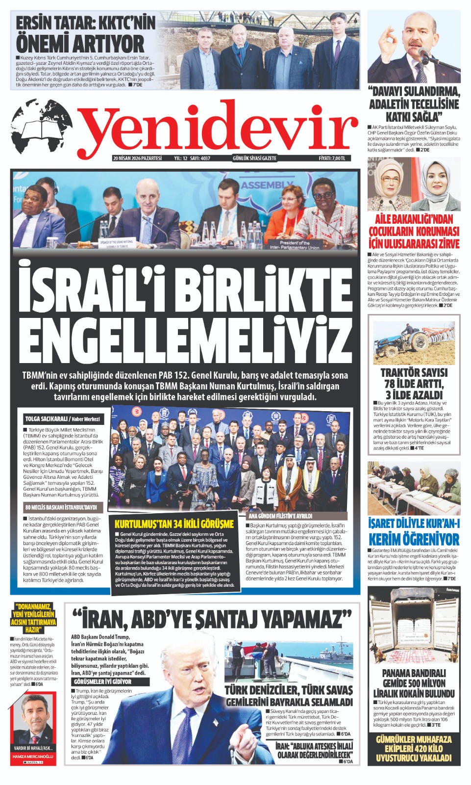 https://www.yenidevirgazetesi.com/20 NİSAN 2026 PAZARTESİ
