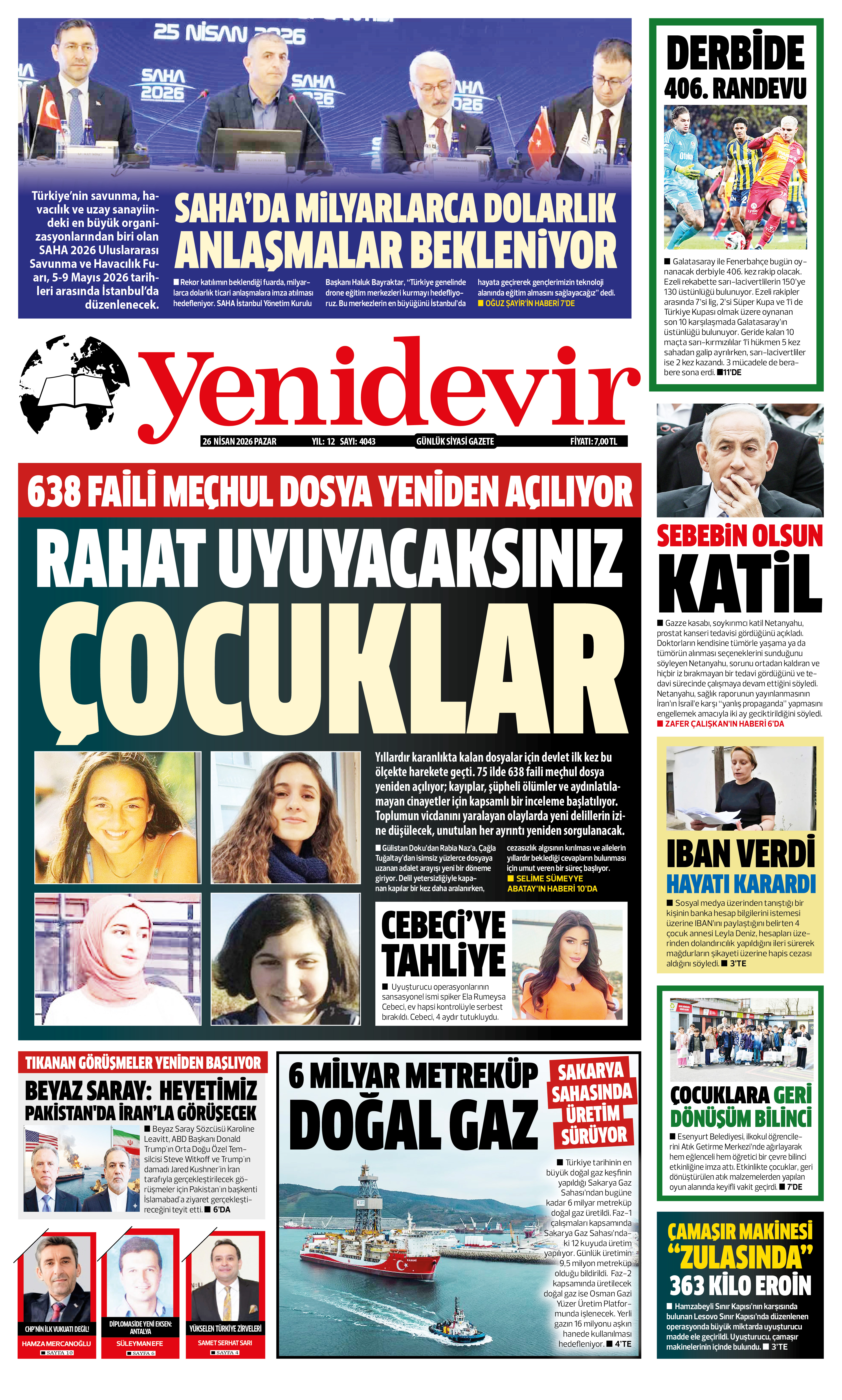 https://www.yenidevirgazetesi.com/26 NİSAN 2026 PAZAR