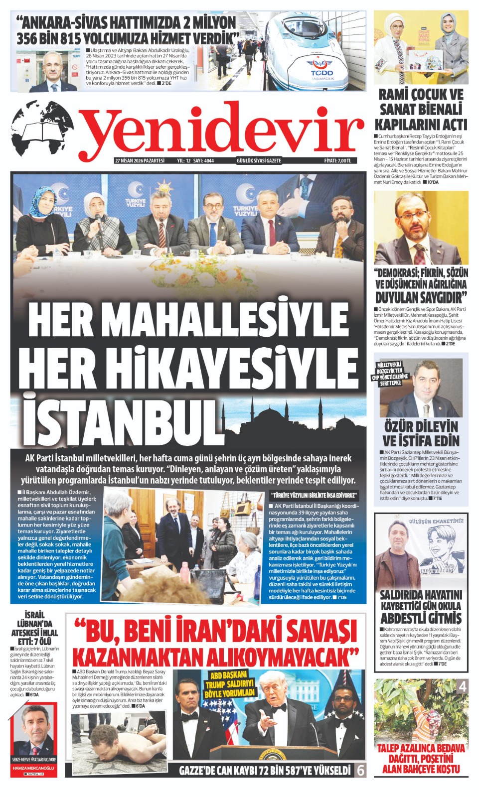 https://www.yenidevirgazetesi.com/27 NİSAN 2026 PAZARTESİ