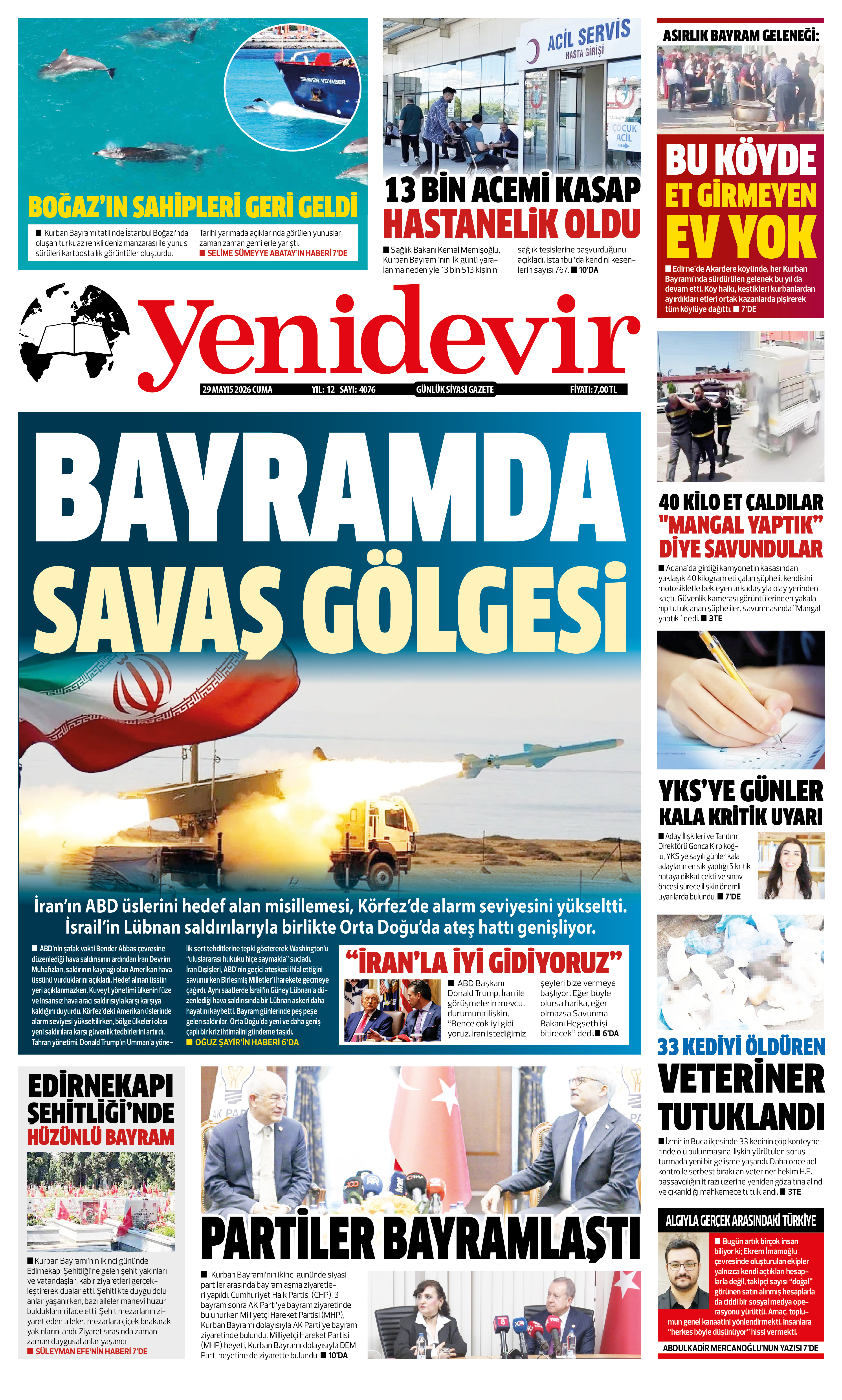 https://www.yenidevirgazetesi.com/29 MAYIS 2026 CUMA