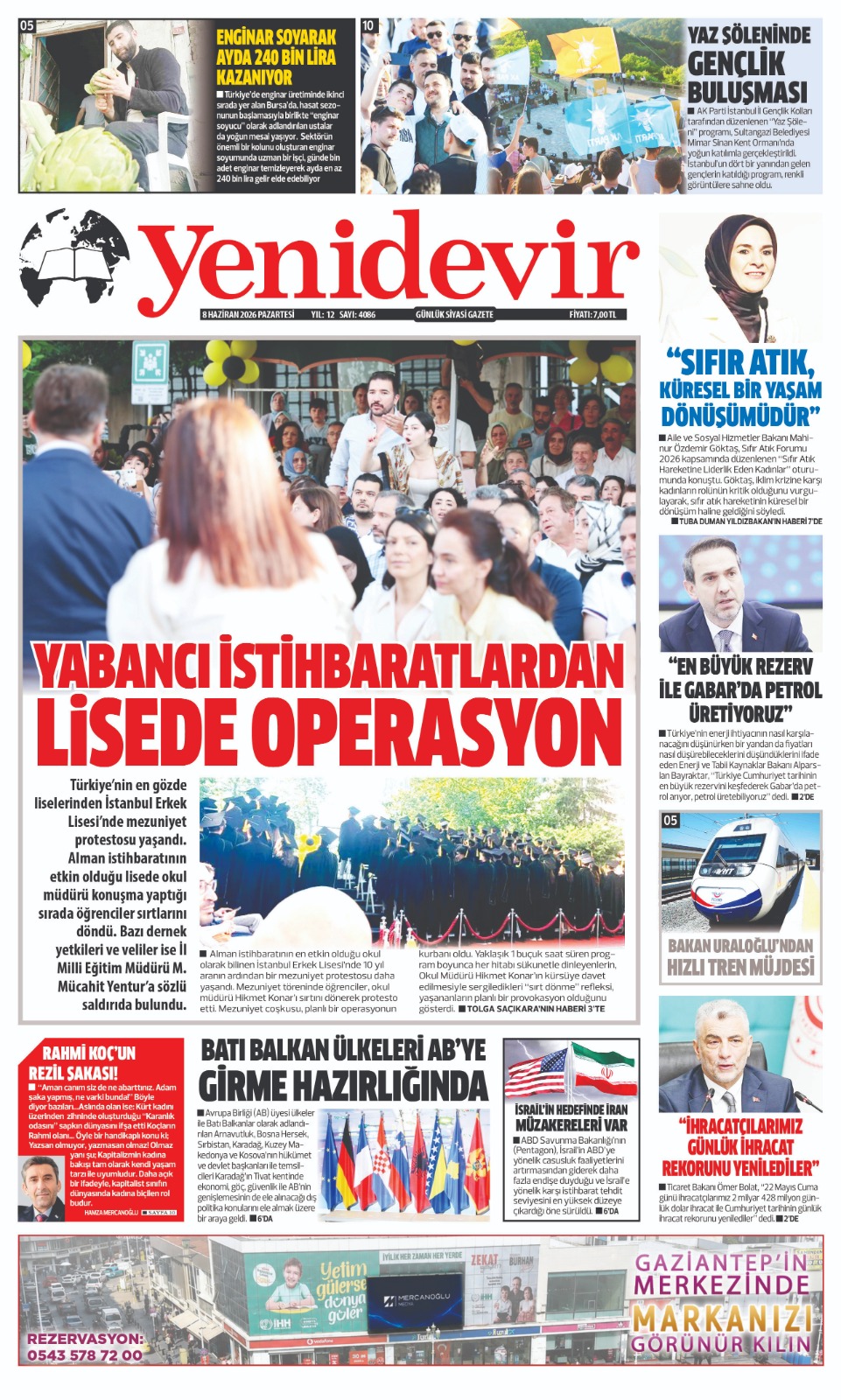 https://www.yenidevirgazetesi.com/8  HAZİRAN 2026 PAZARTESİ