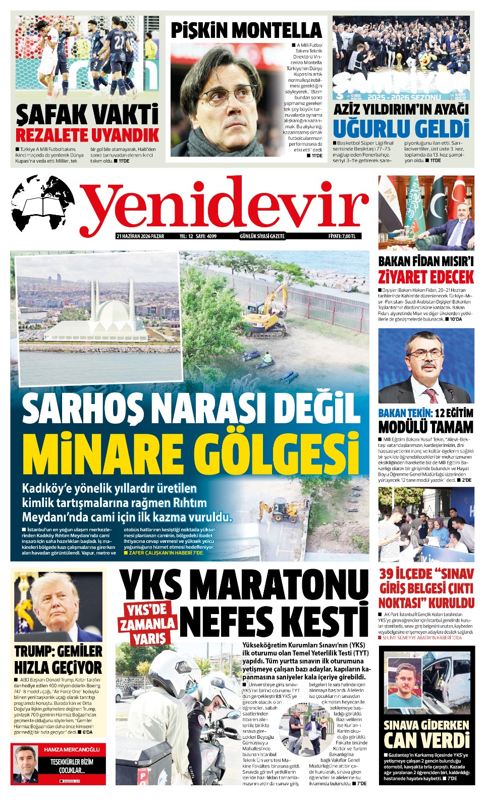 https://www.yenidevirgazetesi.com/21 HAZİRAN 2026 PAZAR