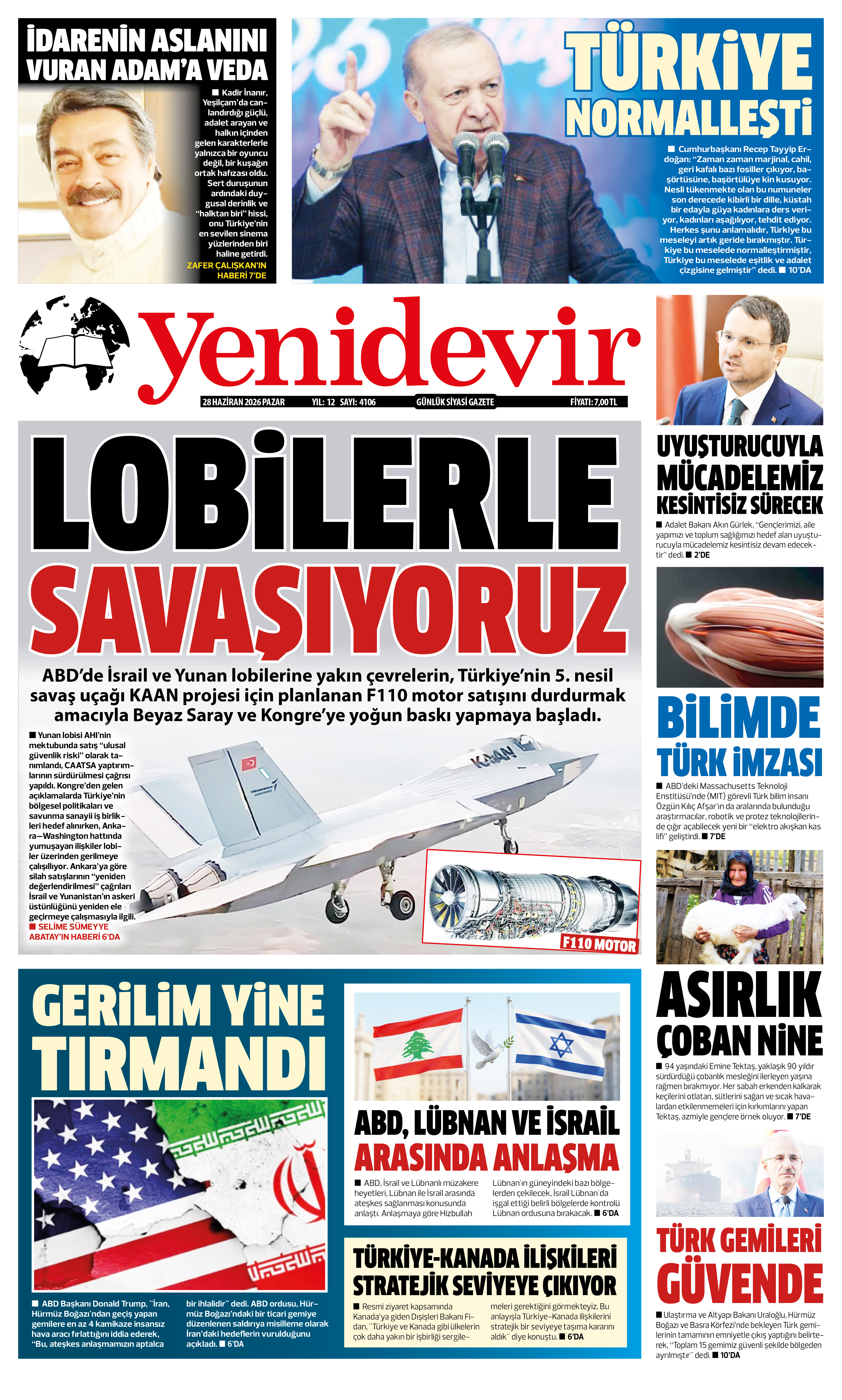 https://www.yenidevirgazetesi.com/28 HAZİRAN 2026 PAZAR