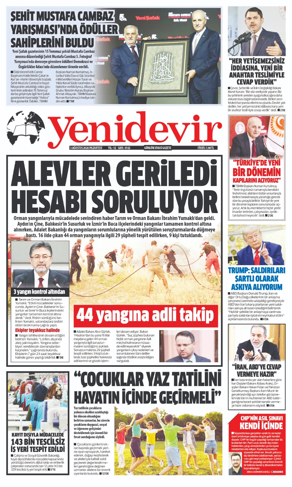 https://www.yenidevirgazetesi.com/3 AĞUSTOS 2026 PAZARTESİ