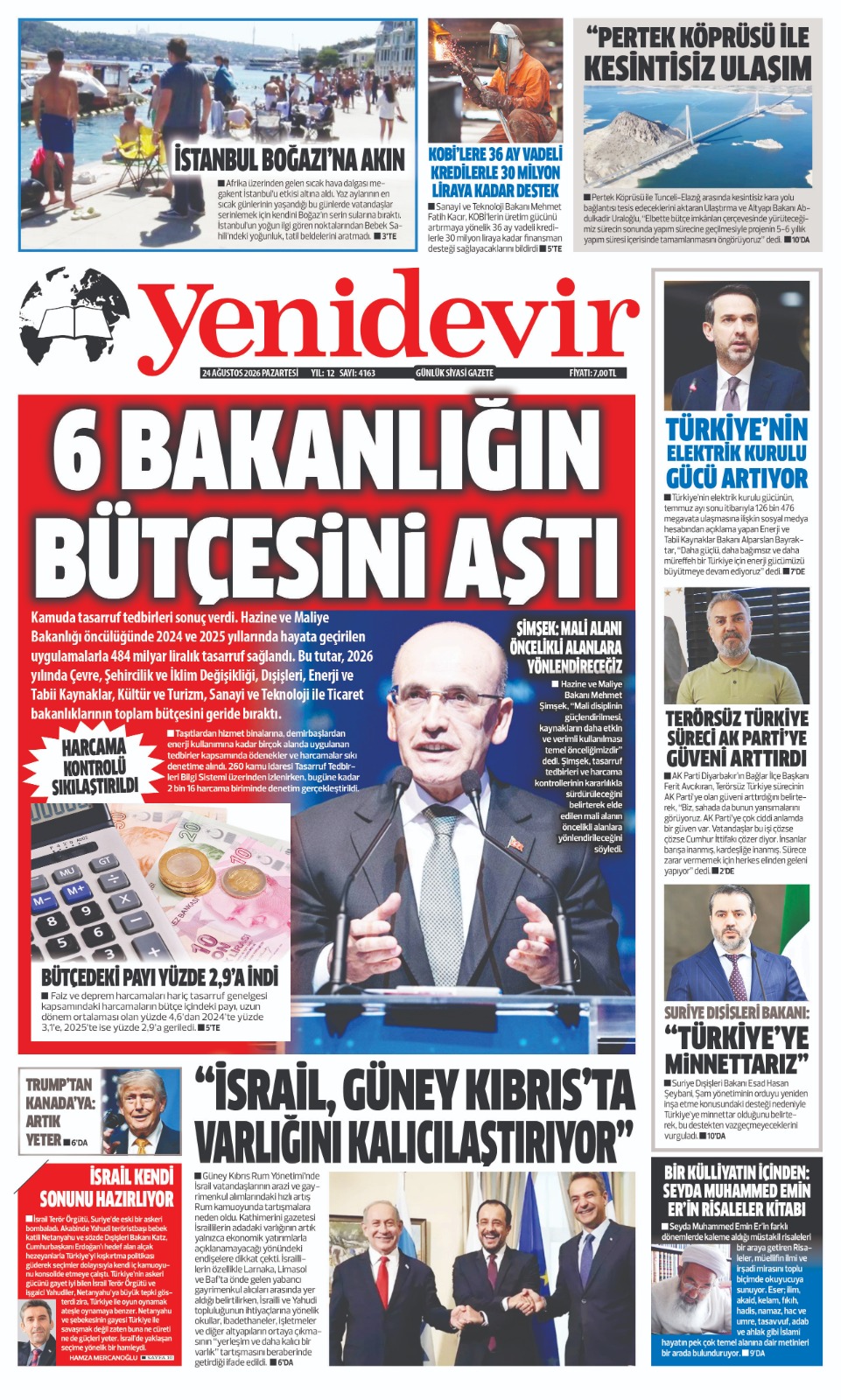 https://www.yenidevirgazetesi.com/24 AĞUSTOS 2026 PAZARTESİ