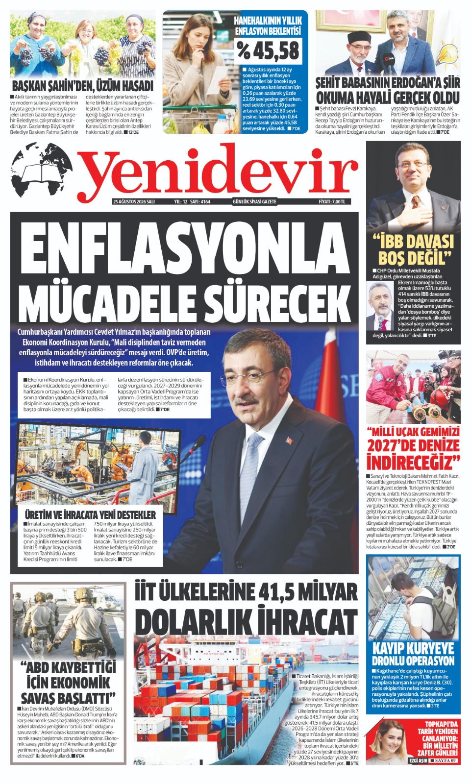 https://www.yenidevirgazetesi.com/25 AĞUSTOS 2026 SALI