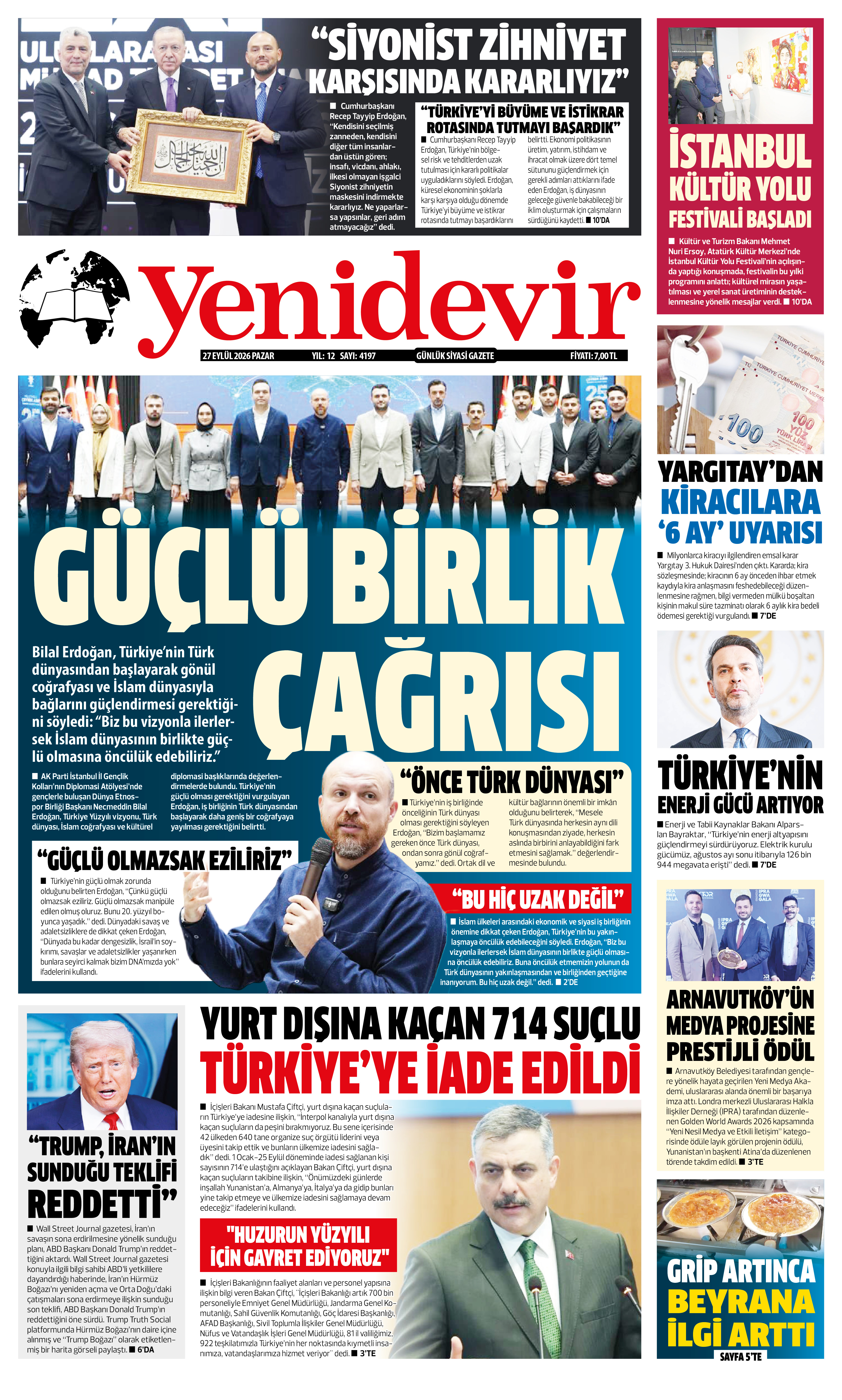 https://www.yenidevirgazetesi.com/27 EYLÜL 2026 CUMARTESİ