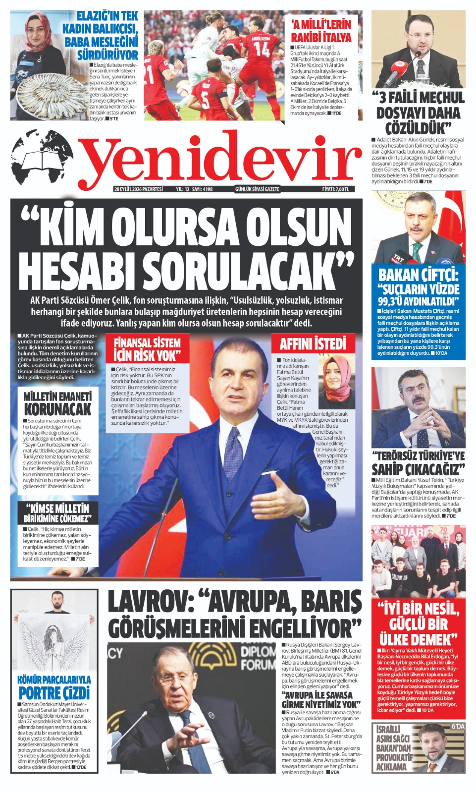 https://www.yenidevirgazetesi.com/28 EYLÜL 2026 PAZARTESİ