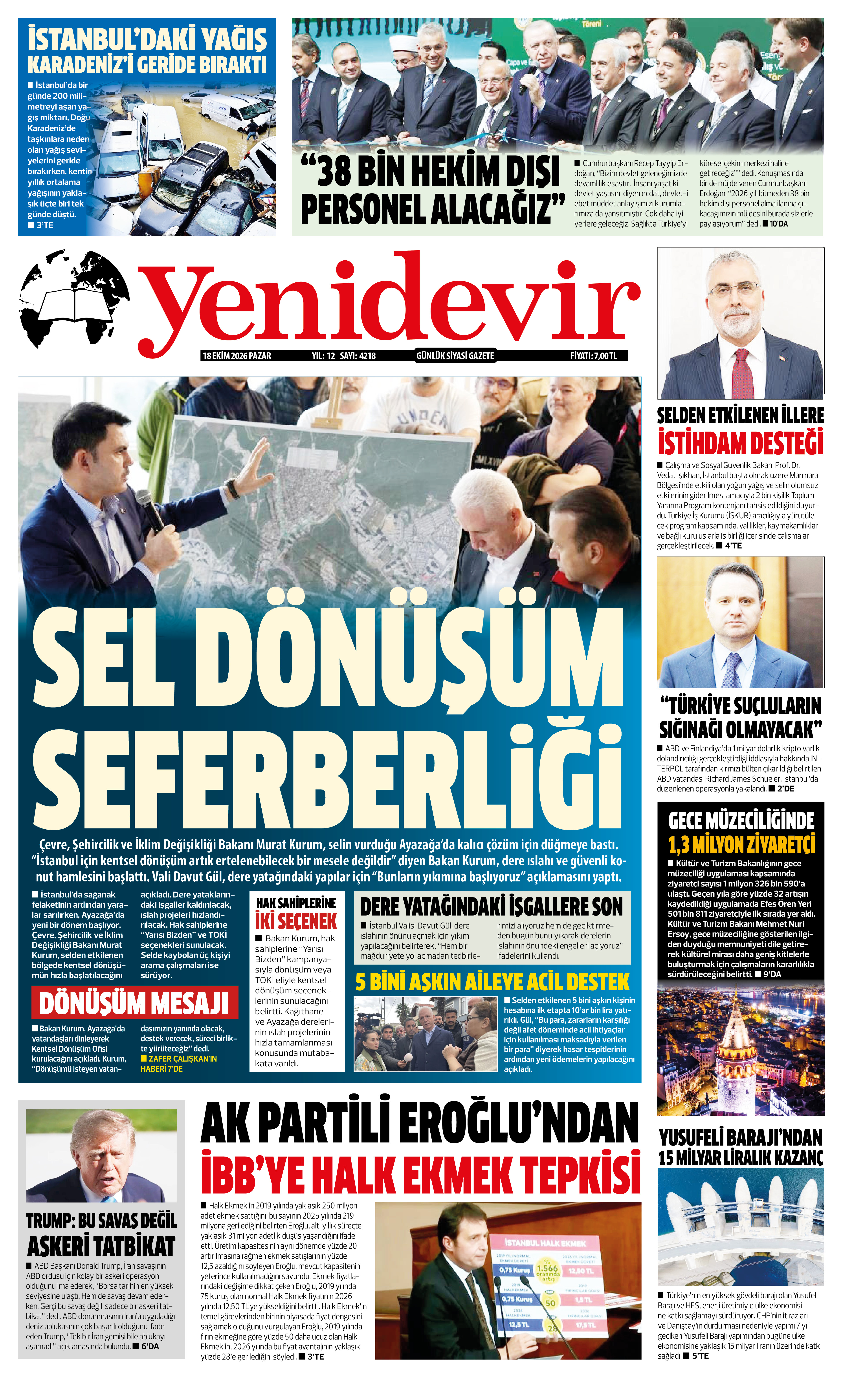 https://www.yenidevirgazetesi.com/18 EKİ 2026 PAZAR