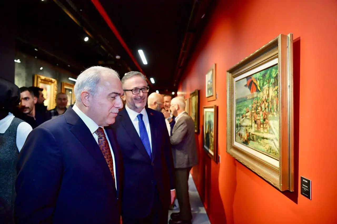 İbrahim Safi’nin eserleri Fatih’te sanatseverlerle buluştu 1