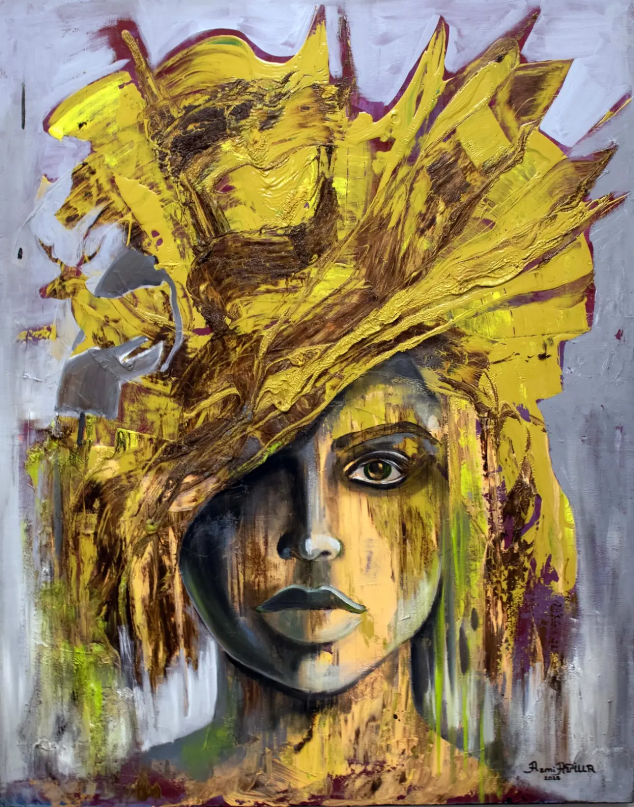 AZMİ ATİLLA: “ANADOLU’NUN BİNLERCE YILLIK TARİHİNİ VE ZENGİN KÜLTÜREL MİRASINI TUVALE TAŞIYORUM” 7