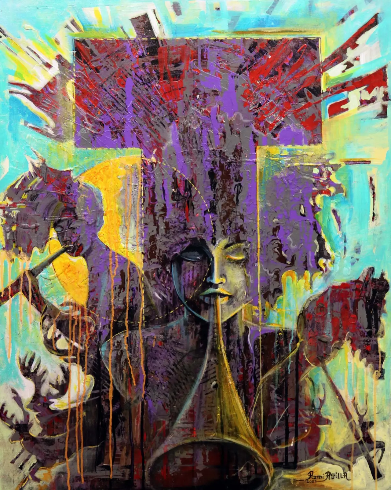 AZMİ ATİLLA: “ANADOLU’NUN BİNLERCE YILLIK TARİHİNİ VE ZENGİN KÜLTÜREL MİRASINI TUVALE TAŞIYORUM” 5